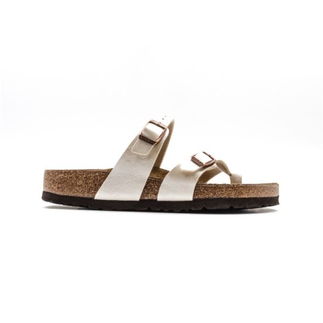 Ciabatta Donna Pearl white BIRKENSTOCK Pelle