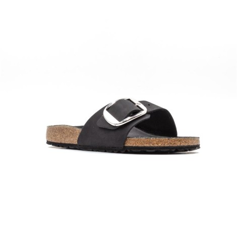 Ciabatta Donna BUCKLE BLACK BIRKENSTOCK Pelle