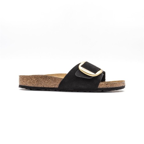 Ciabatta Donna BIG BUCKLE BLACK BIRKENSTOCK Pelle