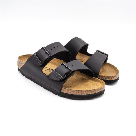 Ciabatta Unisex Black BIRKENSTOCK Pelle