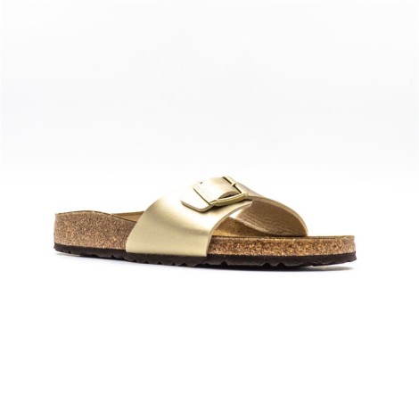 Ciabatta Donna Gold BIRKENSTOCK Pelle