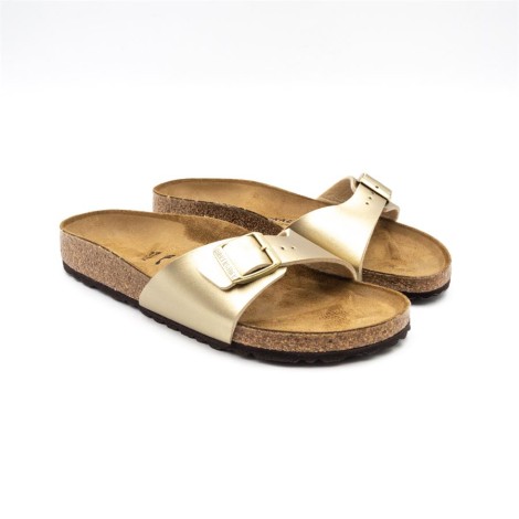 Ciabatta Donna Gold BIRKENSTOCK Pelle