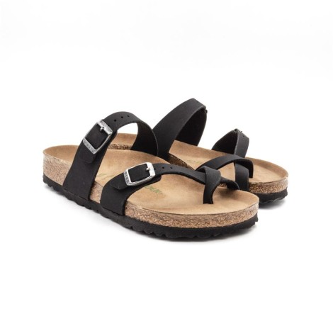 Ciabatta Donna Black BIRKENSTOCK Pelle