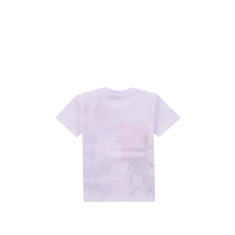 T-SHIRT CON STAMPA GAROFANI IN COTONE