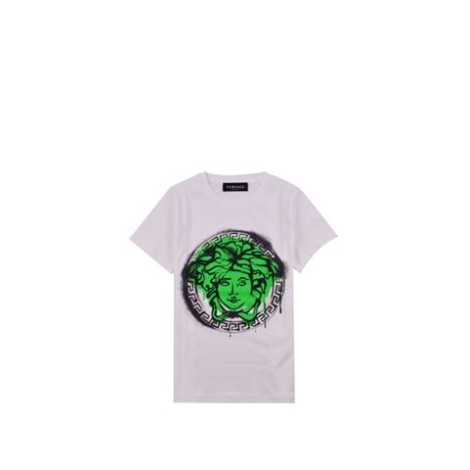 T-SHIRT IN COTONE CON MOTIVO MEDUSA HEAD