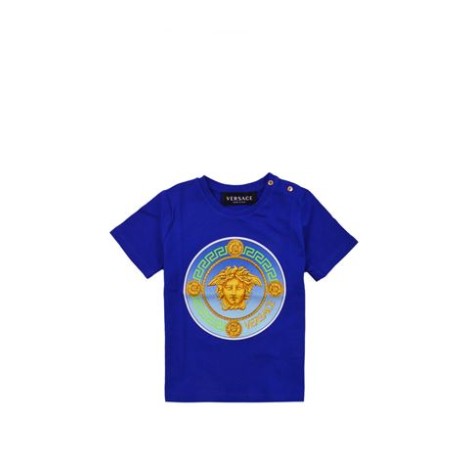 T-SHIRT LOGO MEDUSA IN COTONE