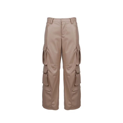 Alice Olivia 'Luis' Cargo 5 Pockets Pant in Vegan Leather 6