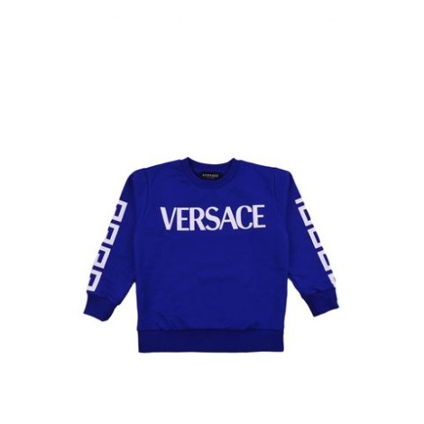 FELPA CON LOGO VERSACE IN COTONE