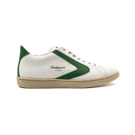 Sneakers Uomo Bianco verde VALSPORT Pelle