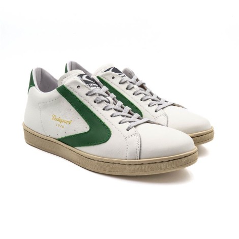 Sneakers Uomo Bianco verde VALSPORT Pelle