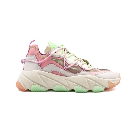 Sneakers Donna NUBUCK/TALC/BUBBLEGUM ASH Pelle