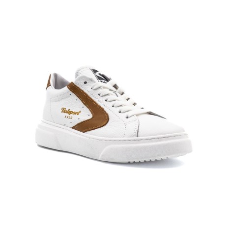 Sneakers Donna BIANCO COGNAC VALSPORT Pelle