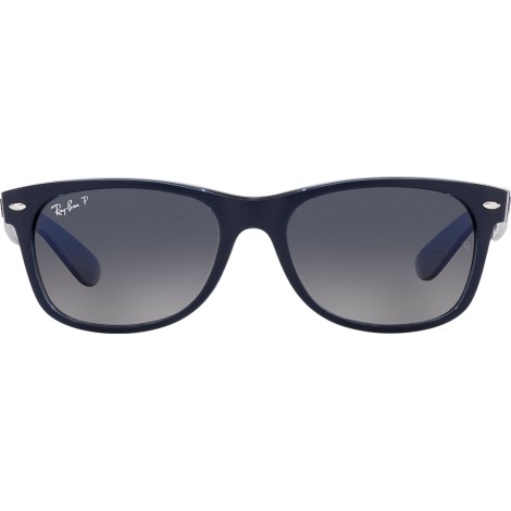 New Wayfarer RB2132 660778 matte blue on transparent blue