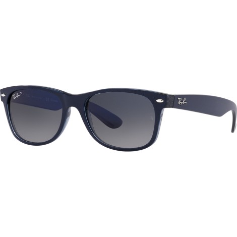 New Wayfarer RB2132 660778 matte blue on transparent blue