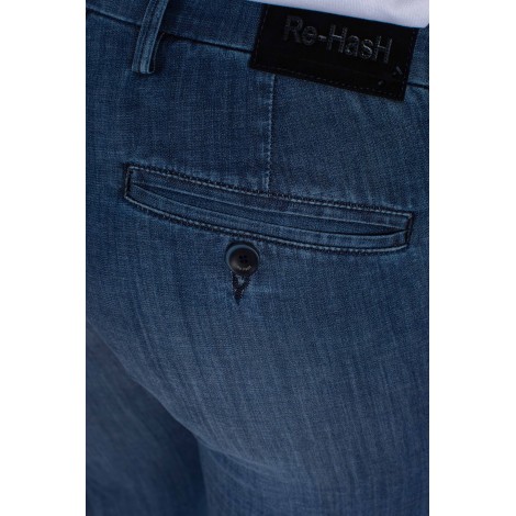 RE-HASH Pantalone Denim Mucha