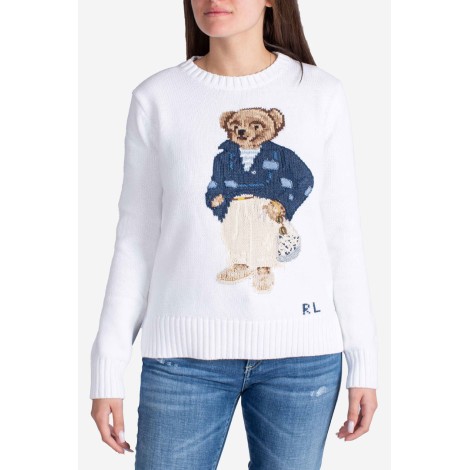 POLO RALPH LAUREN Maglia in misto cotone Polo Bear