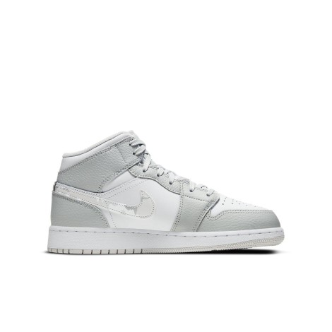 Jordan 1 Mid Grey Camo (GS)