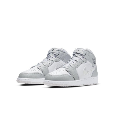 Jordan 1 Mid Grey Camo (GS)