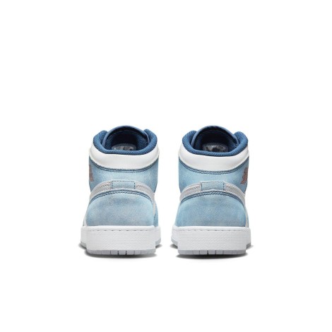 Jordan 1 Mid SE French Blue Light Steel (GS)