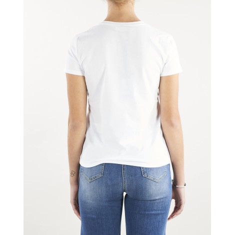 ELISABETTA FRANCHI T-shirt girocollo con logo Elisabetta Franchi