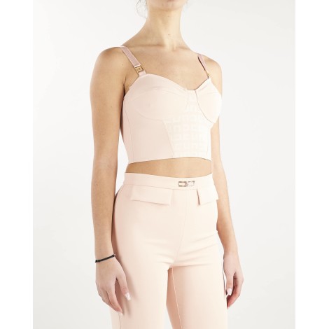 ELISABETTA FRANCHI Top con tagli a bustier Elisabetta Franchi