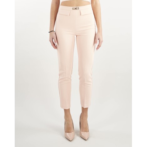 ELISABETTA FRANCHI Pantalone in doppio crepe stretch affusolato Elisabetta Franchi