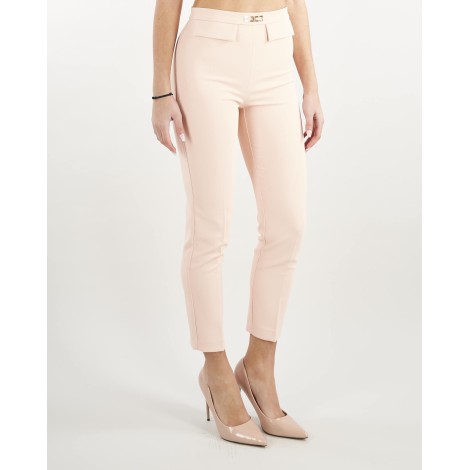 ELISABETTA FRANCHI Pantalone in doppio crepe stretch affusolato Elisabetta Franchi