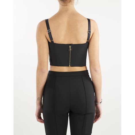 ELISABETTA FRANCHI Top con tagli a bustier Elisabetta Franchi