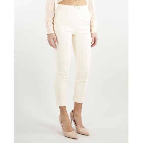 ELISABETTA FRANCHI Pantalone in tessuto tecnico bielastico affusolato Elisabetta Franchi