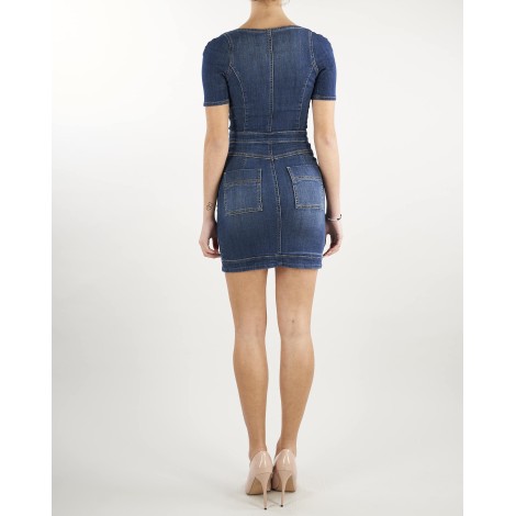 ELISABETTA FRANCHI Mini abito in denim Elisabetta Franchi