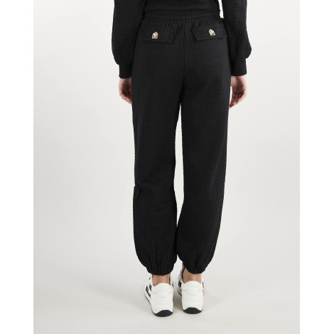 ELISABETTA FRANCHI Pantalone in felpa jaquard Elisabetta Franchi