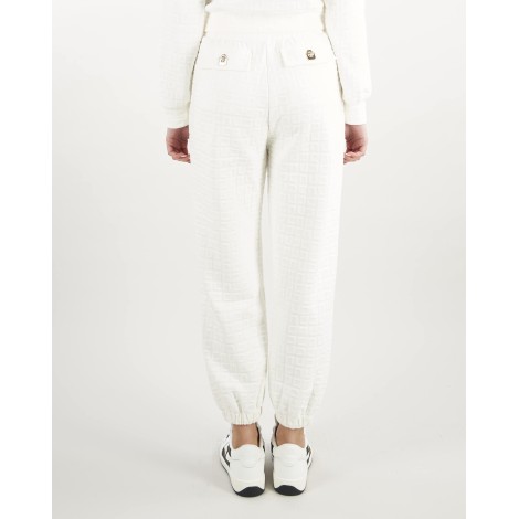 ELISABETTA FRANCHI Pantalone in felpa jacquard Elisabetta Franchi