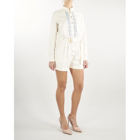 ELISABETTA FRANCHI Tuta in cotone Elisabetta Franchi