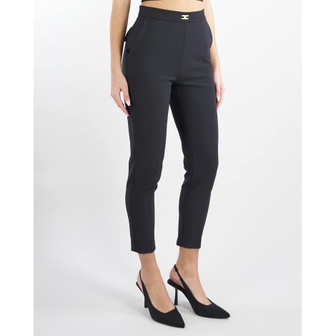 ELISABETTA FRANCHI Pantalone in doppio crepe stretch Elisabetta Franchi