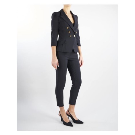 ELISABETTA FRANCHI Pantalone in doppio crepe stretch Elisabetta Franchi