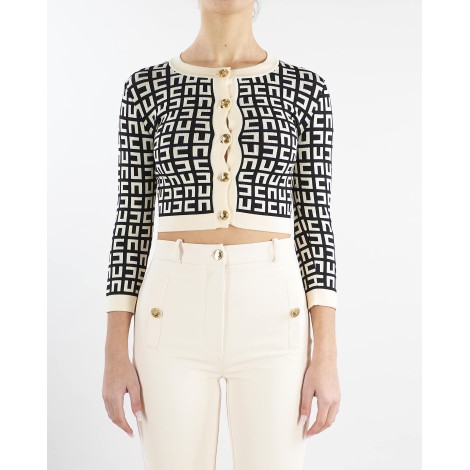 ELISABETTA FRANCHI Cardigan girocollo Elisabetta Franchi