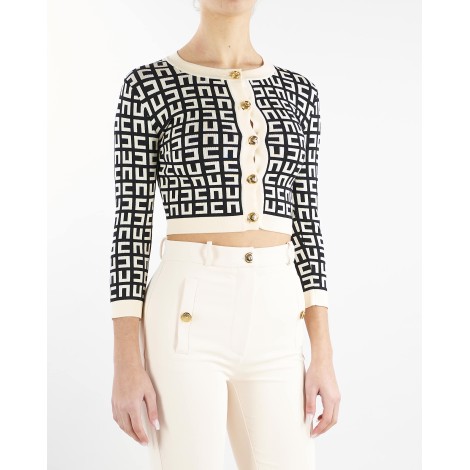 ELISABETTA FRANCHI Cardigan girocollo Elisabetta Franchi