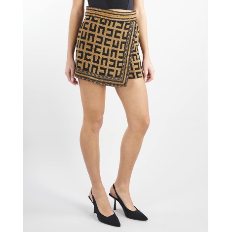 ELISABETTA FRANCHI Short in tweed jacquard Elisabetta Franchi