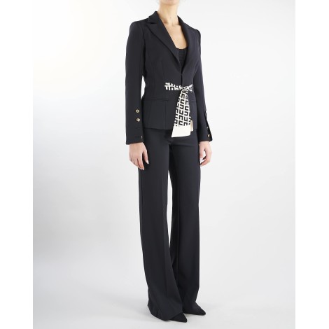 ELISABETTA FRANCHI Giacca in doppio crepe stretch Elisabetta Franchi