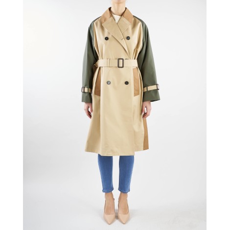 MAX MARA WEEKEND Trench reversibile in cotone antigoccia Max Mara Weekend