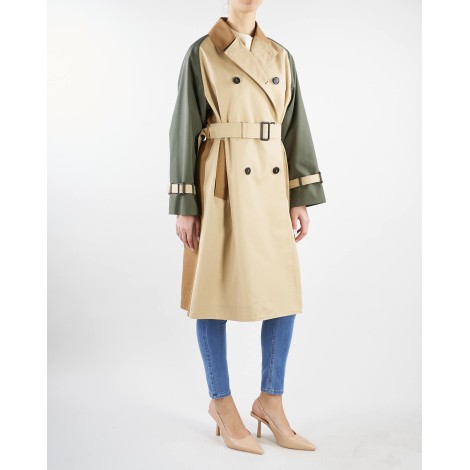 MAX MARA WEEKEND Trench reversibile in cotone antigoccia Max Mara Weekend