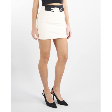 ELISABETTA FRANCHI Minigonna in crepe doppio stretch Elisabetta Franchi