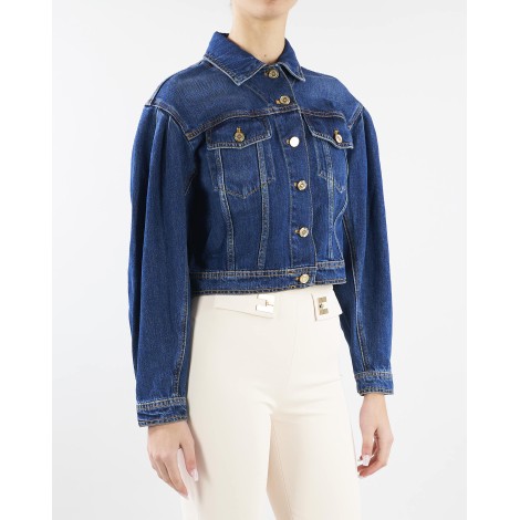 ELISABETTA FRANCHI Giubbotto in denim Elisabetta Franchi