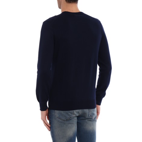 POLO RALPH LAUREN GIROCOLLO IN COTONE BLU 710684957001