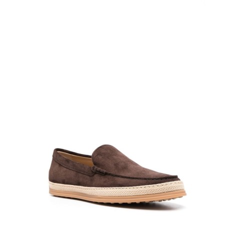 TOD'S SLIP-ON IN PELLE SCAMOSCIATA