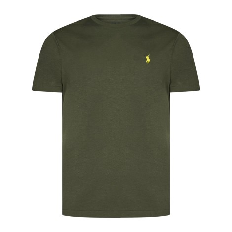 POLO RALPH LAUREN T-SHIRT CON LOGO VERDE SCURO 710671438292