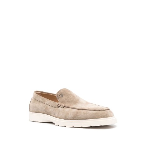 TOD'S MOCASSINO PANTOFOLA IN PELLE SCAMOSCIATA  BEIGE XXM59K00040RE0C405