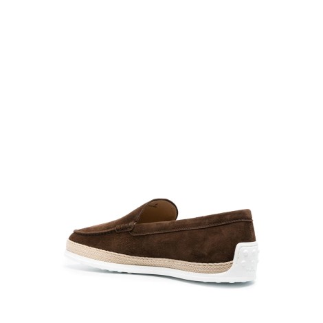 TOD'S SLIP-ON IN CAMOSCIO MARRONE XXM0TV0AJ30OA6S610