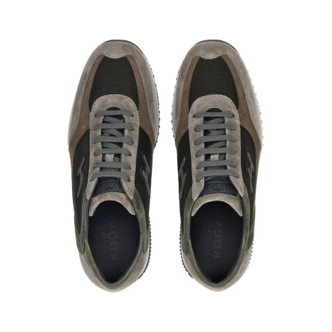 HOGAN SNEAKERS INTERACTIVE MARRONE, GRIGIO, VERDE HXM00N0Q101MH6543L