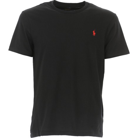 POLO RALPH LAUREN T-SHIRT CON LOGO NERA  710680785001